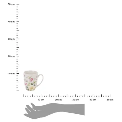 Siaki Collection Kubek porcelanowy Delicate Flowers 300 ml Siaki Collection Kubek porcelanowy Delicate Flowers 300 ml