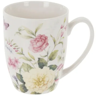 Siaki Collection Kubek porcelanowy Delicate Flowers 300 ml Siaki Collection Kubek porcelanowy Delicate Flowers 300 ml
