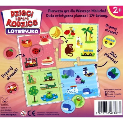 Dzieci kontra Rodzice. Loteryjka Kangur Dzieci kontra Rodzice. Loteryjka Kangur