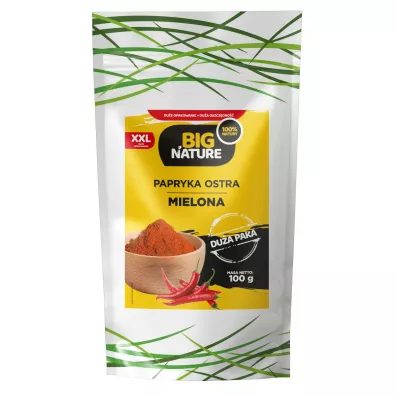 Big Nature Papryka ostra mielona 100 g Big Nature Papryka ostra mielona 100 g