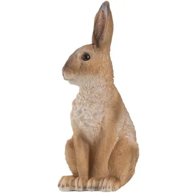 Esschert Design Figurka ogrodowa siedzący zając Esschert Design Figurka ogrodowa siedzący zając