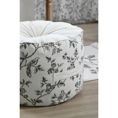 Stof Pufa Clarine 40x30 gałązki ptaki Stof Pufa Clarine 40x30 gałązki ptaki