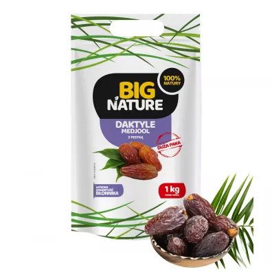 Big Nature Daktyle Medjool JUMBO 1 kg Big Nature Daktyle Medjool JUMBO 1 kg