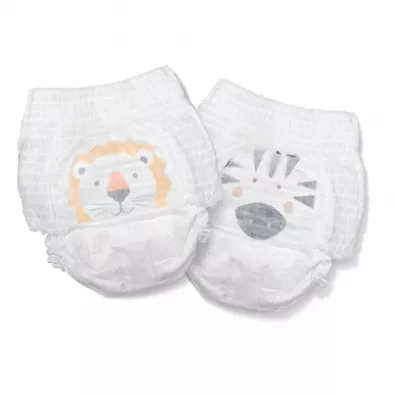 Kit and Kin Biodegradowalne Pieluchomajtki Nappy Pants 5 (12-17 kg), Zebra/Lion 20 szt. Kit and Kin Biodegradowalne Pieluchomajtki Nappy Pants 5 (12-17 kg), Zebra/Lion 20 szt.