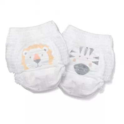 Kit and Kin Biodegradowalne Pieluchomajtki Nappy Pants 5 (12-17 kg), Zebra/Lion 20 szt. Kit and Kin Biodegradowalne Pieluchomajtki Nappy Pants 5 (12-17 kg), Zebra/Lion 20 szt.