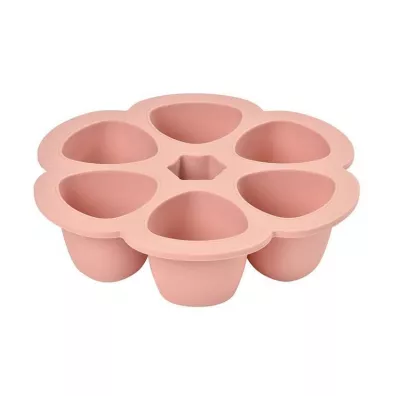 Beaba Silikonowy pojemnik do mrożenia duży Old pink 6 x 150 ml Beaba Silikonowy pojemnik do mrożenia duży Old pink 6 x 150 ml