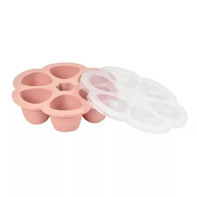 Beaba Silikonowy pojemnik do mrożenia duży Old pink 6 x 150 ml Beaba Silikonowy pojemnik do mrożenia duży Old pink 6 x 150 ml
