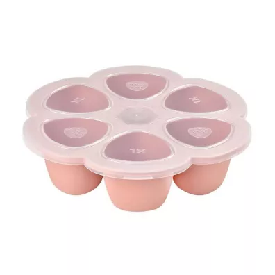 Beaba Silikonowy pojemnik do mrożenia duży Old pink 6 x 150 ml Beaba Silikonowy pojemnik do mrożenia duży Old pink 6 x 150 ml