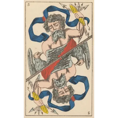 Tarot de Besancon Gaudais, karty do wróżenia, edycja limitowana Tarot de Besancon Gaudais, karty do wróżenia, edycja limitowana