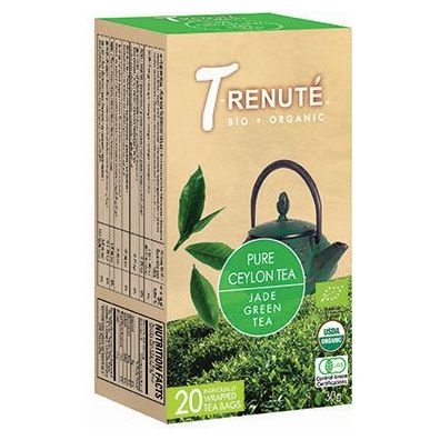 Trenute Herbata zielona Pure Ceylon tea 20 x 1,5 g Bio