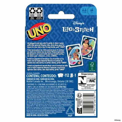 Uno Lilo&Stitch Mattel Uno Lilo&Stitch Mattel