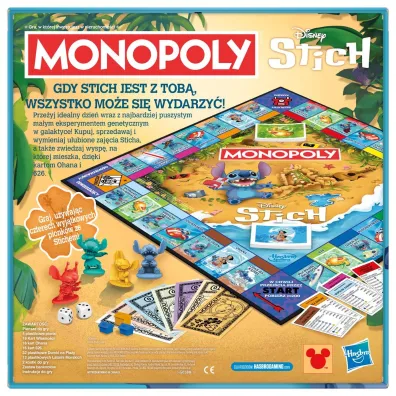 Monopoly Stitch, gra Hasbro Monopoly Stitch, gra Hasbro