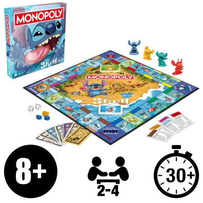 Monopoly Stitch, gra Hasbro Monopoly Stitch, gra Hasbro