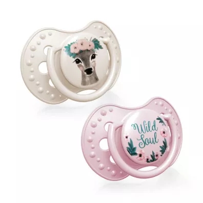 Lovi Smoczek silikonowy dynamiczny Wild Soul 0-3 m-cy 2 szt. Lovi Smoczek silikonowy dynamiczny Wild Soul 0-3 m-cy 2 szt.