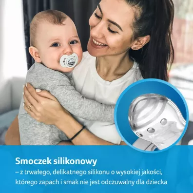 Lovi Smoczek silikonowy dynamiczny Wild Soul 0-3 m-cy 2 szt. Lovi Smoczek silikonowy dynamiczny Wild Soul 0-3 m-cy 2 szt.