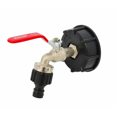 Awtools Kran ogrodowy do zbiornika cynk niklowany 1/2" gwint zewnętrzny 3/4" mauzer Awtools Kran ogrodowy do zbiornika cynk niklowany 1/2" gwint zewnętrzny 3/4" mauzer