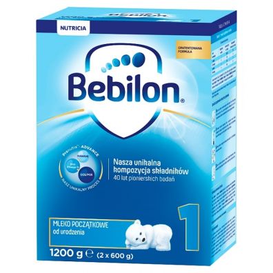 Bebilon 1 z Pronutra Mleko pocztkowe dla niemowlt od urodzenia 1.2 kg