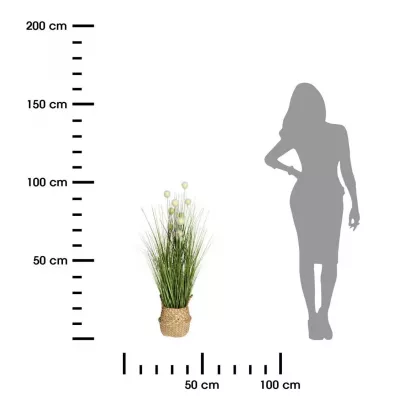 ProGarden Sztuczna trawa kwitnąca w donicy wzór 4 ProGarden Sztuczna trawa kwitnąca w donicy wzór 4