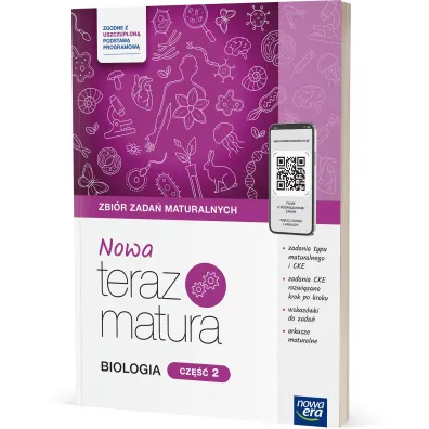 Nowa Teraz matura. Biologia. Zbiór zadań maturalnych. Część 1 i 2. Do matury 2026 Nowa Teraz matura. Biologia. Zbiór zadań maturalnych. Część 1 i 2. Do matury 2026