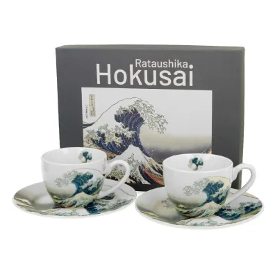 Duo Sp. z o.o. Zestaw filiżanek espresso Hokusai The Great Wave 2 x 90 ml 2 szt. Duo Sp. z o.o. Zestaw filiżanek espresso Hokusai The Great Wave 2 x 90 ml 2 szt.