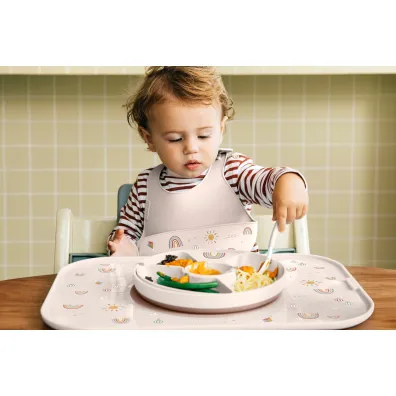 Mepal Taca dla dzieci do serwowania i nauki jedzenia Mio Little Farm 108035065399 Mepal Taca dla dzieci do serwowania i nauki jedzenia Mio Little Farm 108035065399