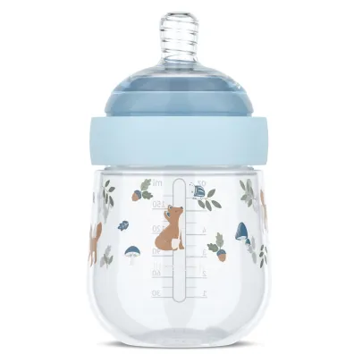 Mepal Butelka ze smoczkiem Mio Forest Friends 108061065408 165 ml Mepal Butelka ze smoczkiem Mio Forest Friends 108061065408 165 ml