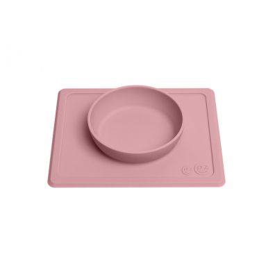 Ezpz Silikonowa miseczka z podkładką 2w1 Mini Bowl + pokrywka GRATIS pastelowy róż Ezpz Silikonowa miseczka z podkładką 2w1 Mini Bowl + pokrywka GRATIS pastelowy róż