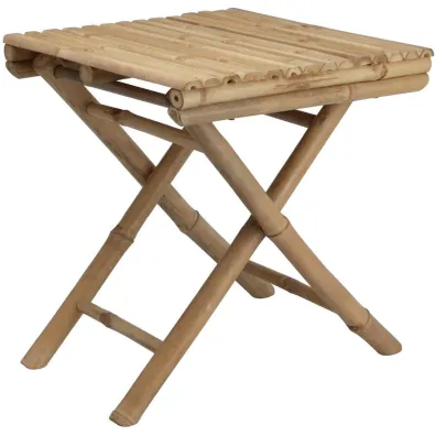 ProGarden Stolik składany bambusowy 39xH45 cm ProGarden Stolik składany bambusowy 39xH45 cm