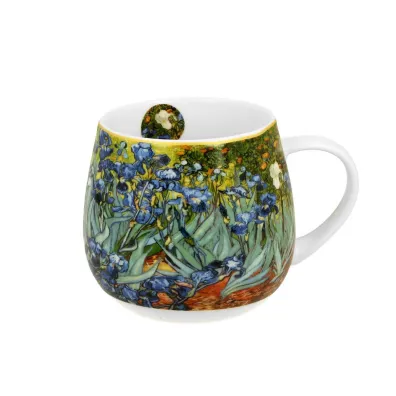 Duo Sp. z o.o. Porcelanowy kubek baryłka Van Gogh Irises 430 ml Duo Sp. z o.o. Porcelanowy kubek baryłka Van Gogh Irises 430 ml