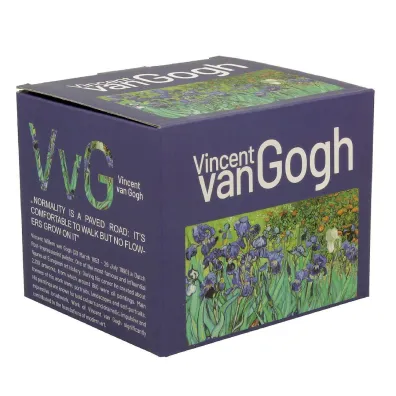 Duo Sp. z o.o. Porcelanowy kubek baryłka Van Gogh Irises 430 ml Duo Sp. z o.o. Porcelanowy kubek baryłka Van Gogh Irises 430 ml