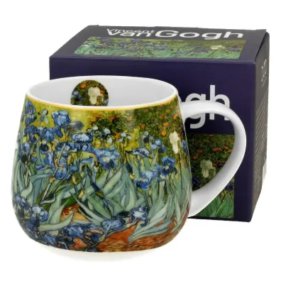 Duo Sp. z o.o. Porcelanowy kubek baryłka Van Gogh Irises 430 ml Duo Sp. z o.o. Porcelanowy kubek baryłka Van Gogh Irises 430 ml