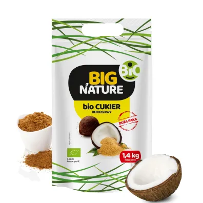 Big Nature Cukier Kokosowy Bio 700 g 700 g Bio Big Nature Cukier Kokosowy Bio 700 g 700 g Bio
