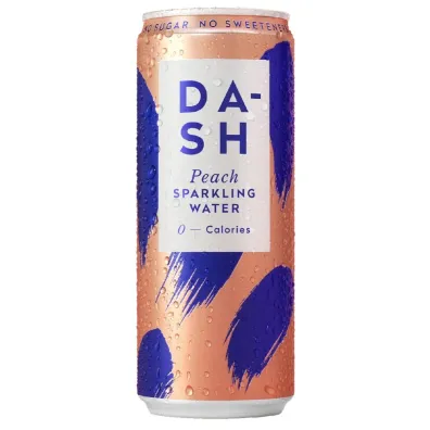 Da-sh Water Woda gazowana Brzoskwinia 330 ml GRATIS Da-sh Water Woda gazowana Brzoskwinia 330 ml GRATIS