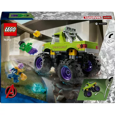 LEGO Marvel Monster truck Hulka kontra Thanos 76312 LEGO Marvel Monster truck Hulka kontra Thanos 76312