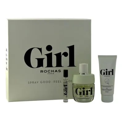 Rochas Zestaw Girl Woda toaletowa + Travel Spray + Balsam do ciała 2 x 100 ml + 7.5 ml Rochas Zestaw Girl Woda toaletowa + Travel Spray + Balsam do ciała 2 x 100 ml + 7.5 ml
