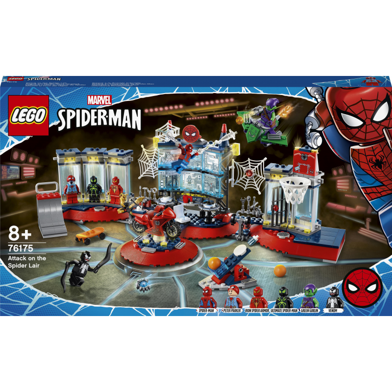 LEGO Marvel Spider-Man Atak na kryjówkę Spider-Mana 76175 klocki - sklep
