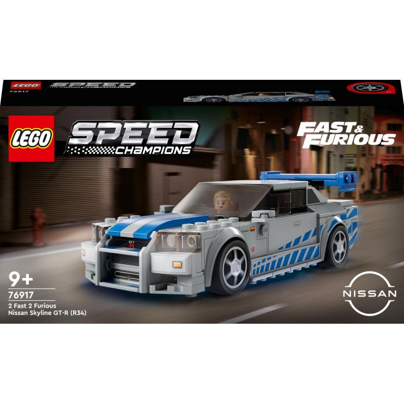 LEGO Speed Champions Nissan Skyline GT-R (R34) z filmu „Za szybcy, za  wściekli” 76917 klocki - sklep