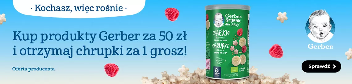 Gerber z chrupkami za 1 grosz