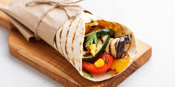 Wegetaria�ska tortilla z grilla - przepis