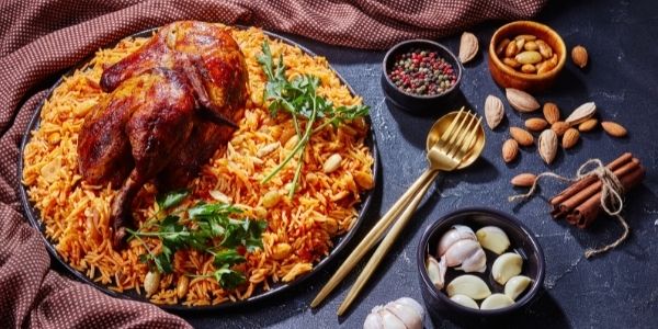 Biryani z kurczakiem i chorizo - przepis