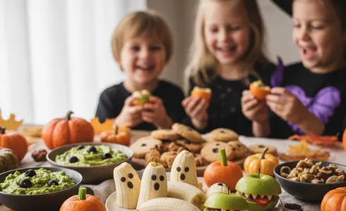 Przekski na Halloween dla dzieci - zdrowe i bezcukrowe przepisy