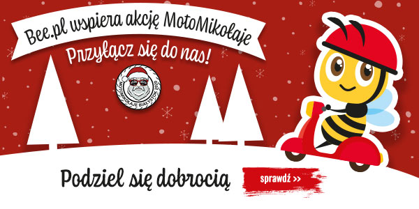 Bee.pl kolejny raz wspiera akcję MotoMikołaje!