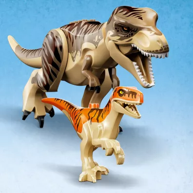 LEGO Jurassic World Ucieczka tyranozaura i atrociraptora 76948