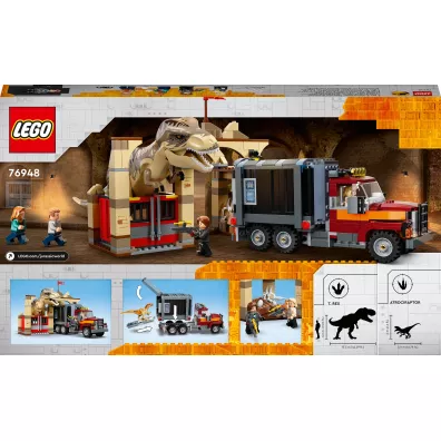 LEGO Jurassic World Ucieczka tyranozaura i atrociraptora 76948