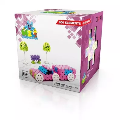 Klocki Meli Basic Constructor Pink 600 el.
