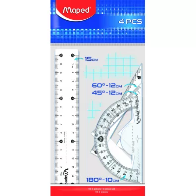 Maped Zestaw geometryczny Start Maxi 4 elementy