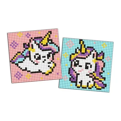Diamentowa mozaika na magnesie IDEYKA 9x9 cm kids Jednoro�ce