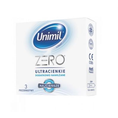Unimil Zero lateksowe prezerwatywy 3 szt.