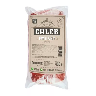 Glutenex Chleb owsiany krojony bezglutenowy 430 g