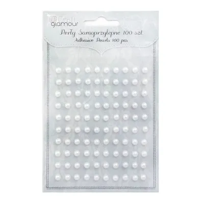 Dalprint Per�y samoprzylepne Off white 5 mm 100 szt.